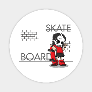 skateboard mask Magnet